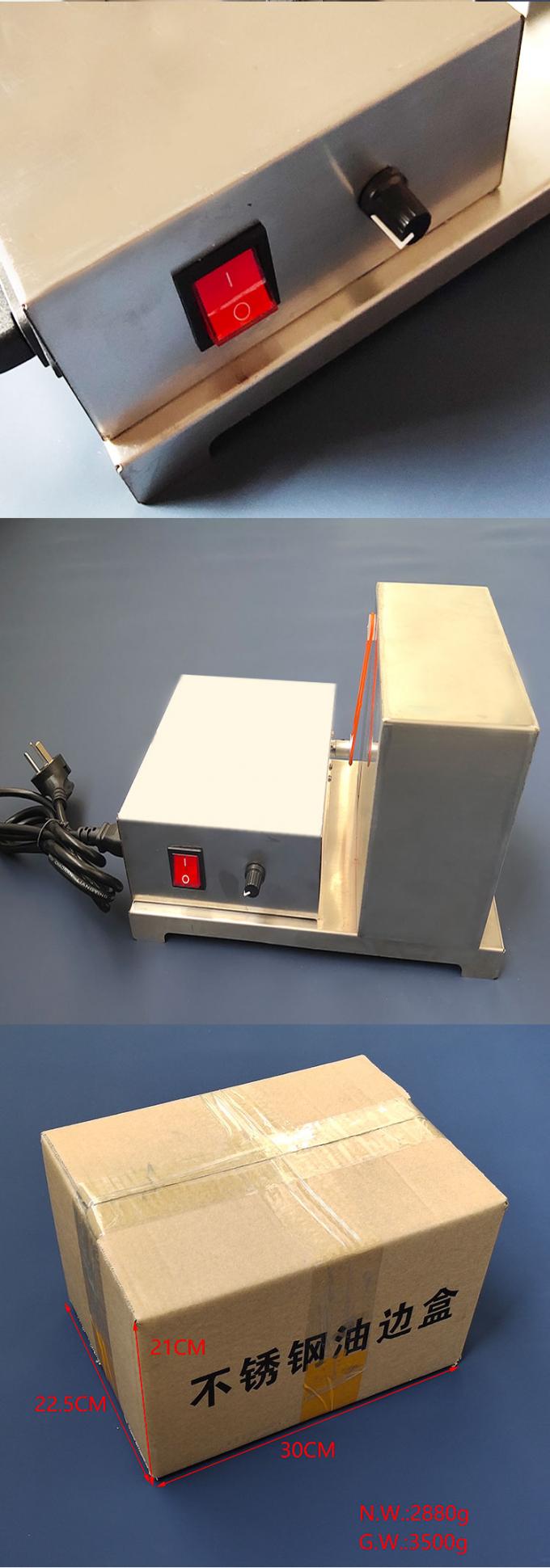 Single Side Electrical Leather Edge Painting Machine  for Belt Bags  Easy to Clean 220V 10