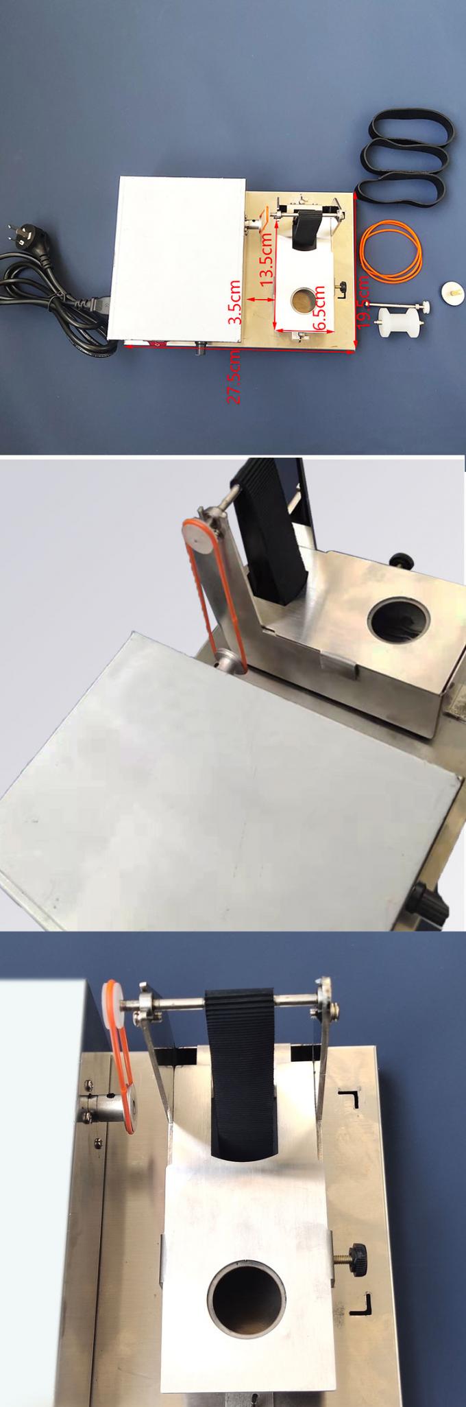 Single Side Electrical Leather Edge Painting Machine  for Belt Bags  Easy to Clean 220V 8