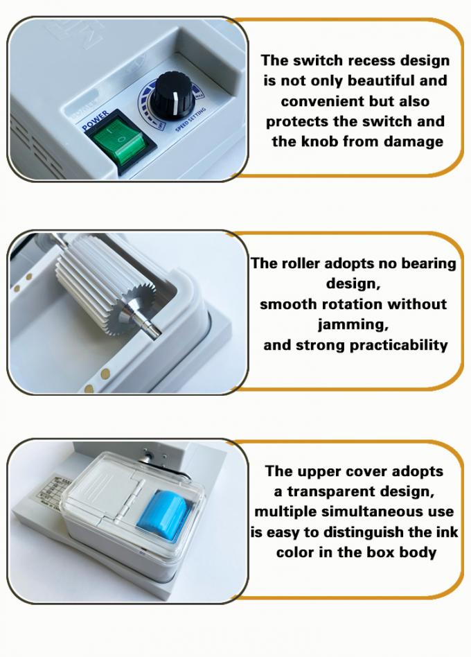 Electric Single Side Leather Edge Dyeing Machine Half-automatic Belts Edge Coloring  Painting Box 18
